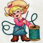 country girls embroidery icon