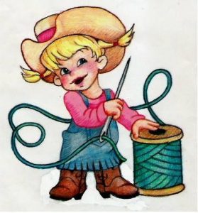 country girls embroidery icon