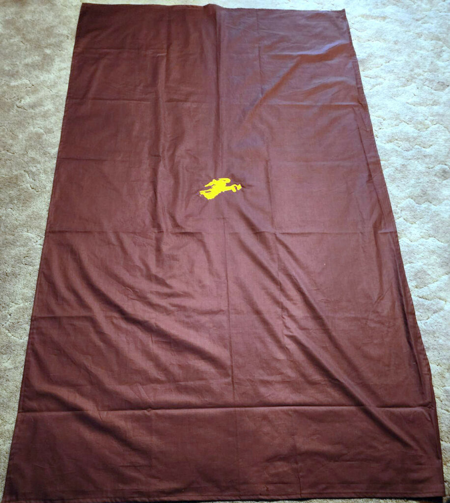 Plain Brown Wyoming Cowboy Tablecloth 45x72